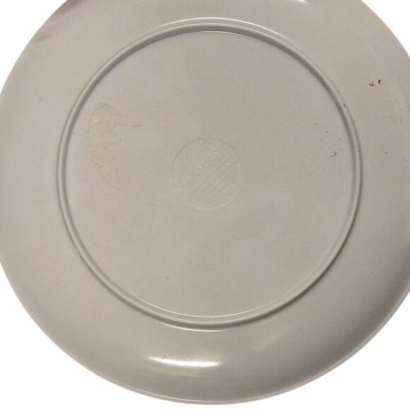 Snoopy and Woodstock Christmas Plate Red Plastic Peanuts Gibson 2010 Dishware - Picture 5 of 10